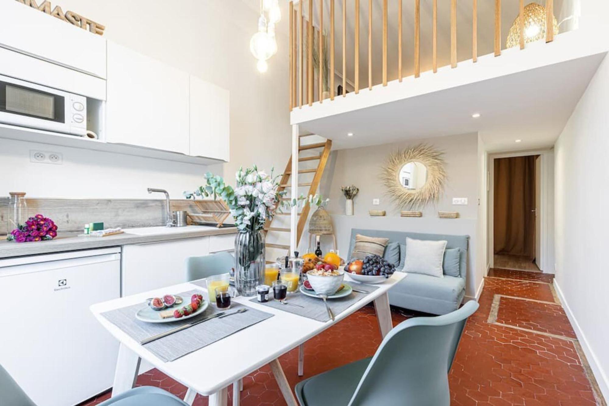 Ferienwohnung Prefecture 15 - Old Town Duplex 2 Doubles Beds Nizza Exterior foto