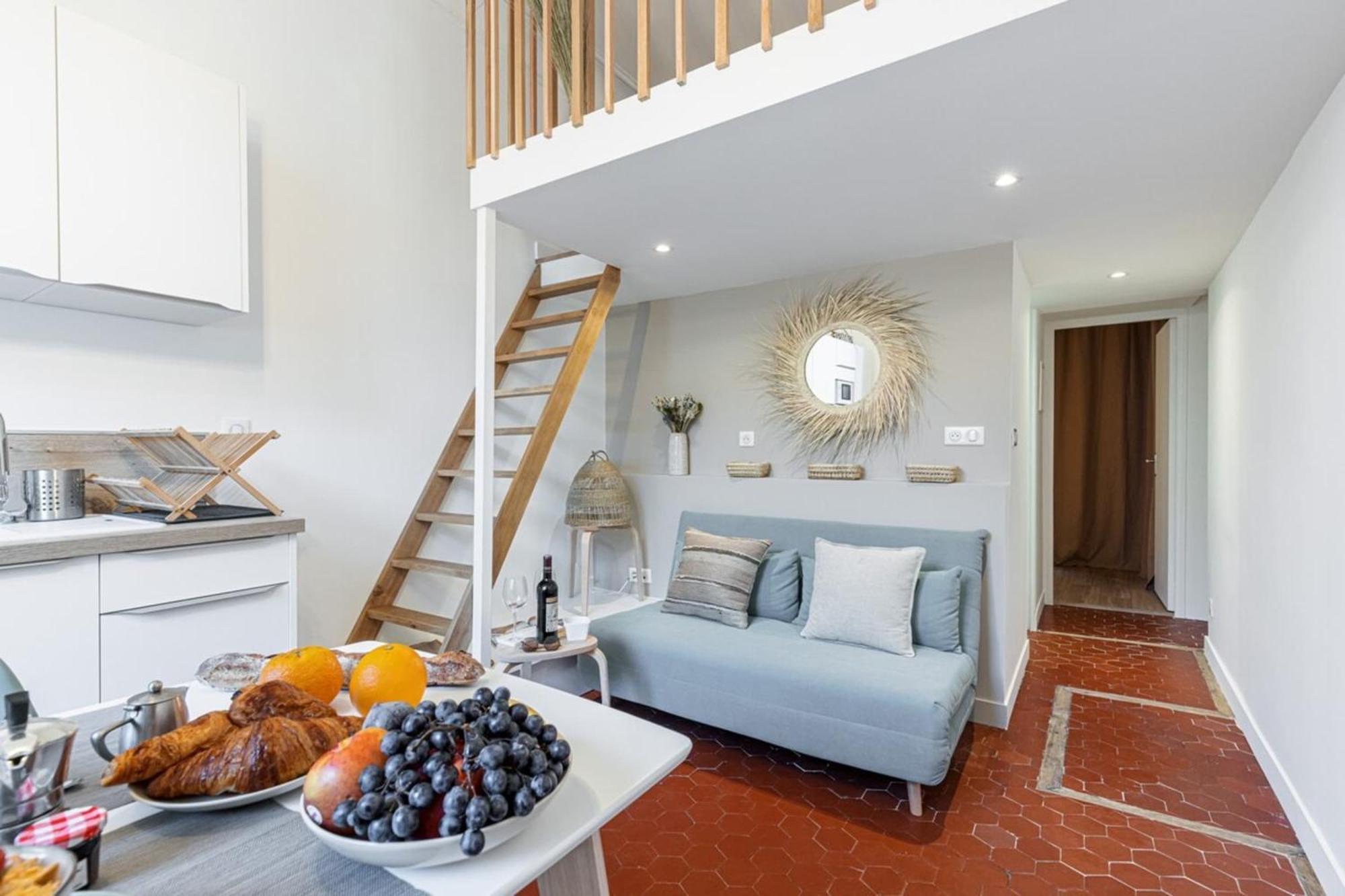 Ferienwohnung Prefecture 15 - Old Town Duplex 2 Doubles Beds Nizza Exterior foto
